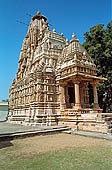 Khajuraho - Jain complex, the Parsvanatha temple 